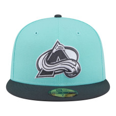 Бейсболка Colorado Avalanche New Era Turquoise/Charcoal Two-Tone Color Pack 59FIFTY Бейсболка Colorado Avalanche New Era Turquoise/Charcoal Two-Tone Color Pack 59FIFTY