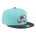 Бейсболка Colorado Avalanche New Era Turquoise/Charcoal Two-Tone Color Pack 59FIFTY