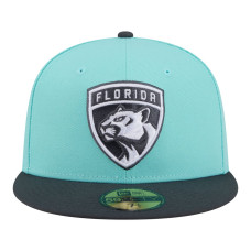 Бейсболка Florida Panthers New Era Turquoise/Charcoal Two-Tone Color Pack 59FIFTY Бейсболка Florida Panthers New Era Turquoise/Charcoal Two-Tone Color Pack 59FIFTY