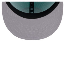 Бейсболка Boston Bruins New Era Turquoise/Charcoal Two-Tone Color Pack 59FIFTY