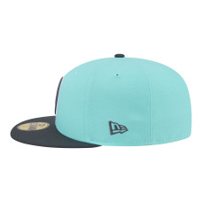 Бейсболка Boston Bruins New Era Turquoise/Charcoal Two-Tone Color Pack 59FIFTY