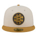 Бейсболка Boston Bruins New Era Cream/Tan Colorpack Two-Tone 59FIFTY