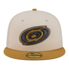 Бейсболка Carolina Hurricanes New Era Cream/Tan Colorpack Two-Tone 59FIFTY