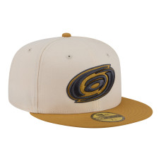 Бейсболка Carolina Hurricanes New Era Cream/Tan Colorpack Two-Tone 59FIFTY