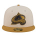 Бейсболка Colorado Avalanche New Era Cream/Tan Colorpack Two-Tone 59FIFTY