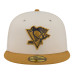 Бейсболка Pittsburgh Penguins New Era Cream/Tan Colorpack Two-Tone 59FIFTY