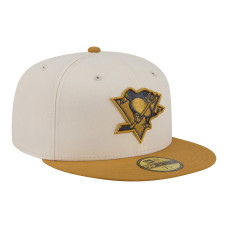 Бейсболка Pittsburgh Penguins New Era Cream/Tan Colorpack Two-Tone 59FIFTY Бейсболка Pittsburgh Penguins New Era Cream/Tan Colorpack Two-Tone 59FIFTY