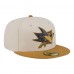 Бейсболка San Jose Sharks New Era Cream/Tan Colorpack Two-Tone 59FIFTY