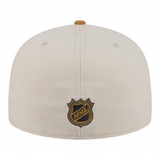 Бейсболка San Jose Sharks New Era Cream/Tan Colorpack Two-Tone 59FIFTY