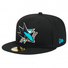 Бейсболка San Jose Sharks New Era Cream/Tan Colorpack Two-Tone 59FIFTY