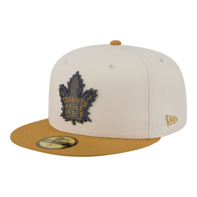 Бейсболка Toronto Maple Leafs New Era Colorpack Two-Tone 59FIFTY - Cream/Tan