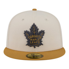 Бейсболка Toronto Maple Leafs New Era Colorpack Two-Tone 59FIFTY - Cream/Tan