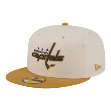 Бейсболка Washington Capitals New Era Cream/Tan Colorpack Two-Tone 59FIFTY