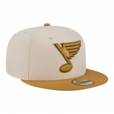 Бейсболка St. Louis Blues New Era Cream/Tan Colorpack Two-Tone 59FIFTY