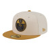 Бейсболка Edmonton Oilers New Era Cream/Tan Colorpack Two-Tone 59FIFTY