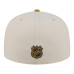 Бейсболка Edmonton Oilers New Era Cream/Tan Colorpack Two-Tone 59FIFTY