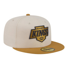 Бейсболка Los Angeles Kings New Era Cream/Tan Colorpack Two-Tone 59FIFTY Бейсболка Los Angeles Kings New Era Cream/Tan Colorpack Two-Tone 59FIFTY