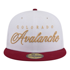 Бейсболка Colorado Avalanche New Era White/Burgundy Scripted 59FIFTY Бейсболка Colorado Avalanche New Era White/Burgundy Scripted 59FIFTY