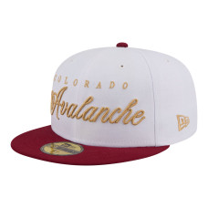 Бейсболка Colorado Avalanche New Era White/Burgundy Scripted 59FIFTY Бейсболка Colorado Avalanche New Era White/Burgundy Scripted 59FIFTY