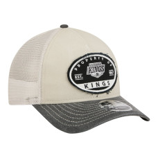 Бейсболка Los Angeles Kings New Era Natural/Black Frayed M-Crown A-Frame 9FORTY Trucker Бейсболка Los Angeles Kings New Era Natural/Black Frayed M-Crown A-Frame 9FORTY Trucker