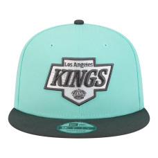Бейсболка Los Angeles Kings New Era Turquoise/Charcoal Two-Tone Color Pack 9FIFTY Бейсболка Los Angeles Kings New Era Turquoise/Charcoal Two-Tone Color Pack 9FIFTY