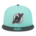 Джерси New Devils New Era Turquoise/Charcoal Two-Tone Color Pack 9FIFTY Snapback Hat