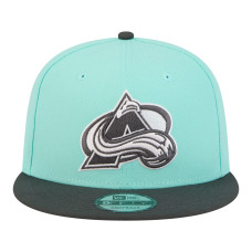 Бейсболка Colorado Avalanche New Era Turquoise/Charcoal Two-Tone Color Pack 9FIFTY Snapback Бейсболка Colorado Avalanche New Era Turquoise/Charcoal Two-Tone Color Pack 9FIFTY Snapback