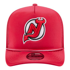 Джерси New Devils New Era Red Faded A-Frame 9FIFTY Trucker Snapback Hat Джерси New Devils New Era Red Faded A-Frame 9FIFTY Trucker Snapback Hat