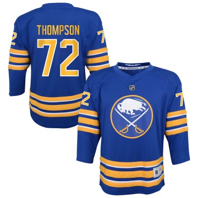 Подростковая Buffalo Sabres Tage Thompson Outerstuff Blue Home Replica Jersey