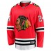 Игровая джерси Chicago Blackhawks Sam Lafferty Fanatics Red Home Breakaway