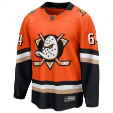 Джерси Anaheim Ducks Mikael Granlund Fanatics Orange Home Breakaway
