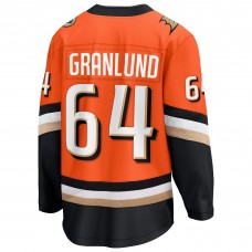 Джерси Anaheim Ducks Mikael Granlund Fanatics Orange Home Breakaway