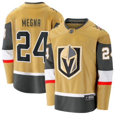 Игровая джерси Vegas Golden Knights Jaycob Megna Fanatics Gold Home Breakaway