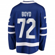 Джерси Toronto Maple Leafs Travis Boyd Fanatics Blue Home Breakaway