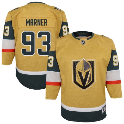Подростковая Vegas Golden Knights Mitch Marner Outerstuff Gold Premier Player Jersey
