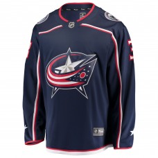Джерси Columbus Blue Jackets Charlie Coyle Fanatics Navy Home Breakaway