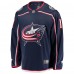 Джерси Columbus Blue Jackets Miles Wood Fanatics Navy Home Breakaway
