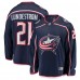 Джерси Columbus Blue Jackets Isac Lundestrom Fanatics Navy Home Breakaway