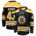 Игровая джерси Boston Bruins Jordan Harris Fanatics Black Home Breakaway