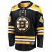 Игровая джерси Boston Bruins Jordan Harris Fanatics Black Home Breakaway