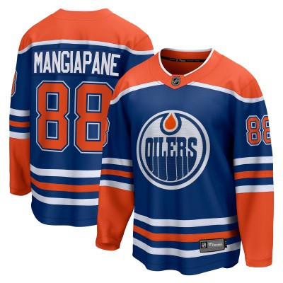 Джерси Edmonton Oilers Andrew Mangiapane Fanatics Royal Home Breakaway
