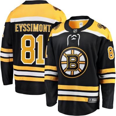 Игровая джерси Boston Bruins Michael Eyssimont Fanatics Black Home Breakaway