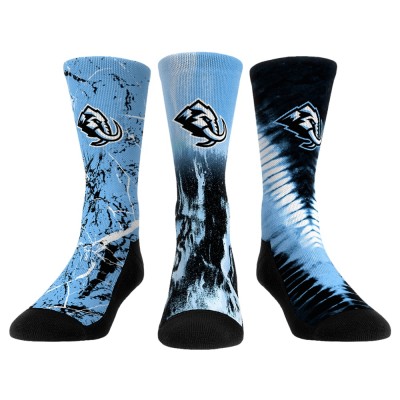 Unisex Utah Mammoth Rock Em Socks Three-Pack Crew Socks Set