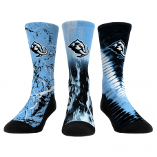 Unisex Utah Mammoth Rock Em Socks Three-Pack Crew Socks Set