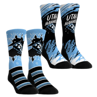 Unisex Utah Mammoth Rock Em Socks Ice Breaker Two-Pack Crew Socks Set