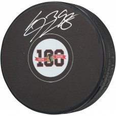Шайба Connor Bedard Chicago Blackhawks Autographed Fanatics Authentic Centennial