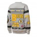 Кофта Подростковая Boston Bruins Mitchell & Ness Heather Gray Allover Print Fleece Crewneck