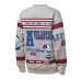 Кофта Подростковая Colorado Avalanche Mitchell & Ness Heather Gray Allover Print Fleece Crewneck
