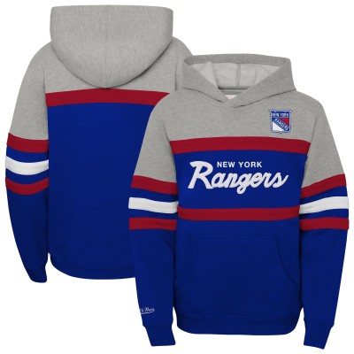 Толстовка Toddler New York Rangers Mitchell & Ness Blue Head Coach