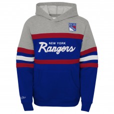 Толстовка Toddler New York Rangers Mitchell & Ness Blue Head Coach
